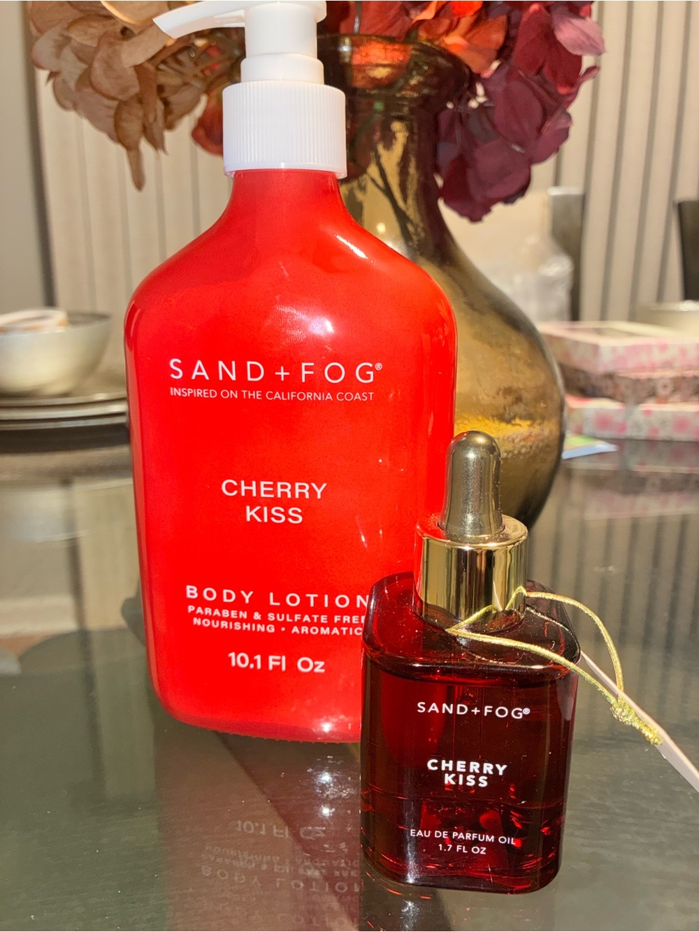 Sand and Fog Cherry 🍒 Kiss lotion